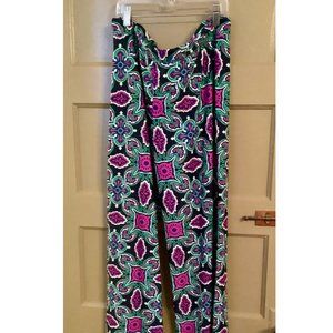 Jude Connally Elastic Pull On Wide Leg Pant L